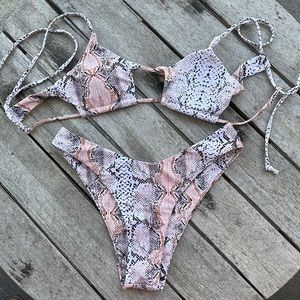 Snake Print Bikini